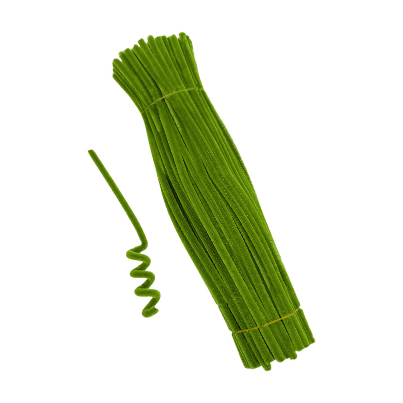 Cifrado [6mm Twisted stick] DIY tiras de lana de colores material hecho a mano de los niños ramo de terciopelo de dinosaurio lana Raíz de lana tiras