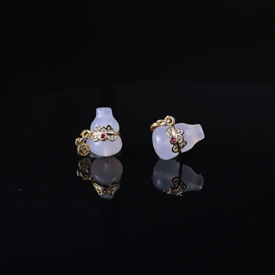 Accessories Charm, Zərgərlik ara hissələri - hulu-tiliu-12x10mm