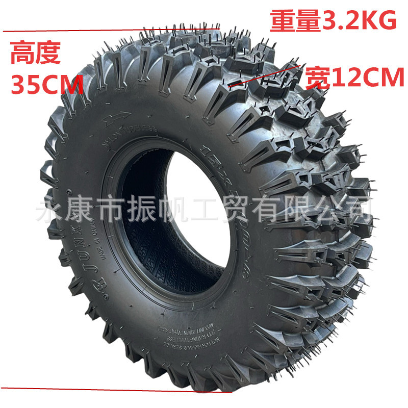 Neumáticos cortadores de césped 15X5.00-6 neumáticos de nieve todoterreno 5.00-6 neumáticos de vacío de avión de buje