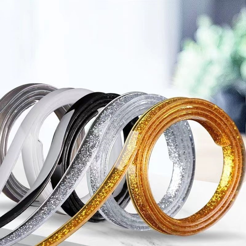 Factory Direct Supply of Self-Adhesive Ceramic Tiles, Flat Beauty Edge Lines, Beautiful Seam Stickers, Beautiful Edge Strips, Multi-Color Self-Adhesive Plaster Lines