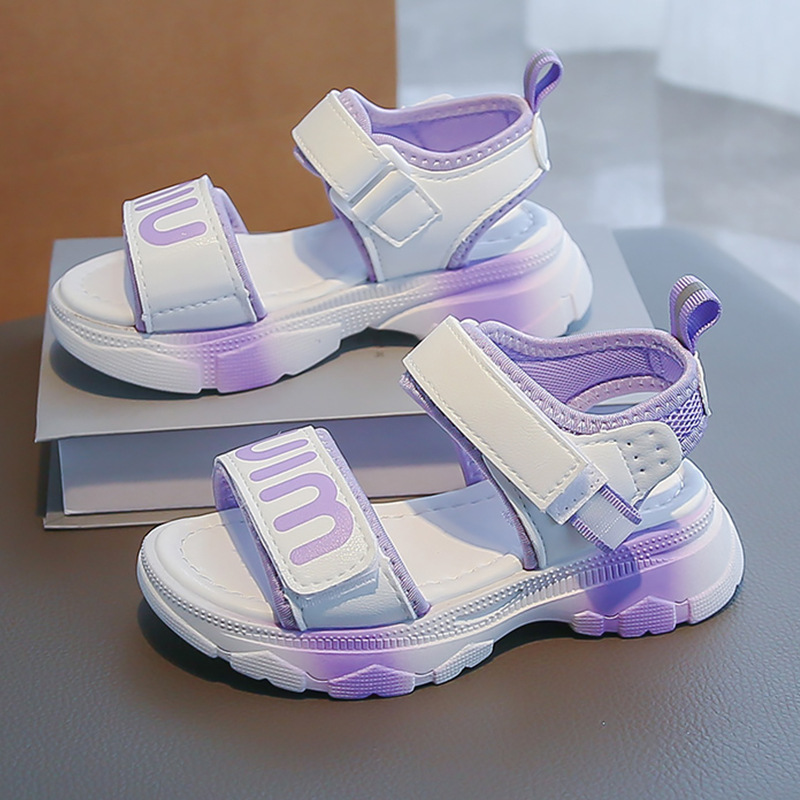 Sandalias Deportivas de Playa para Niñas Cuero Artificial para Playa y Aire Libre image 2