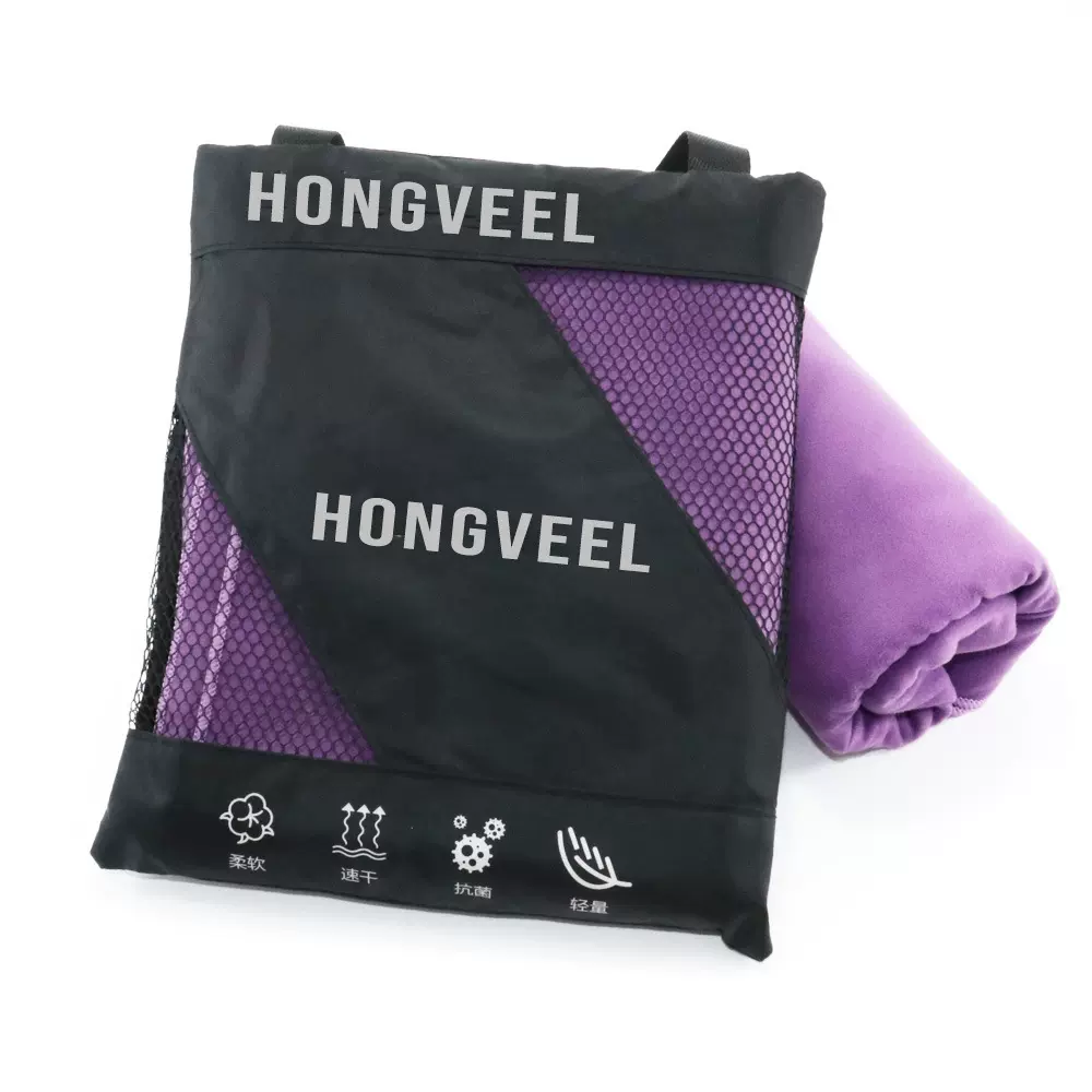 亚马逊快干瑜伽巾超细纤维速干毛巾健身吸汗双面绒沙滩浴巾超柔软