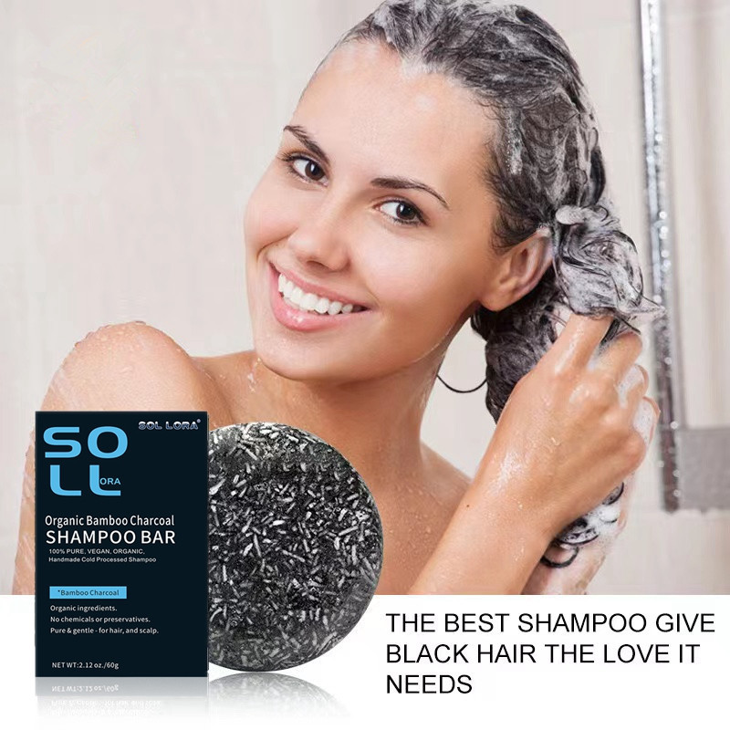 Bamboo Charcoal Shampoo Bar