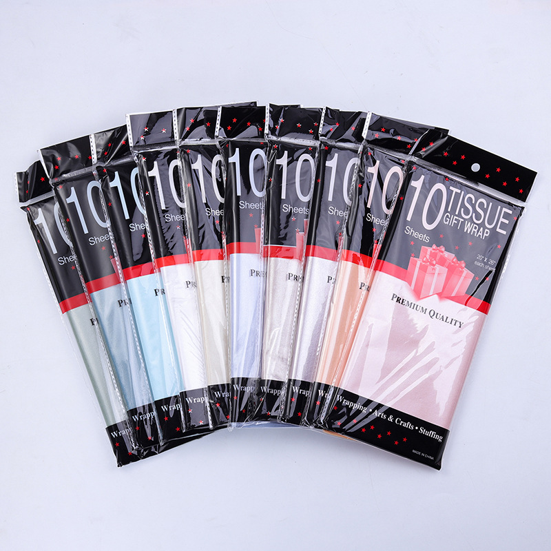 Factory Metal Pear Paper Flower Bouquet Base Inner Lining Solid Color Copy Paper Fresh Flower Packaging Material Flower Paper