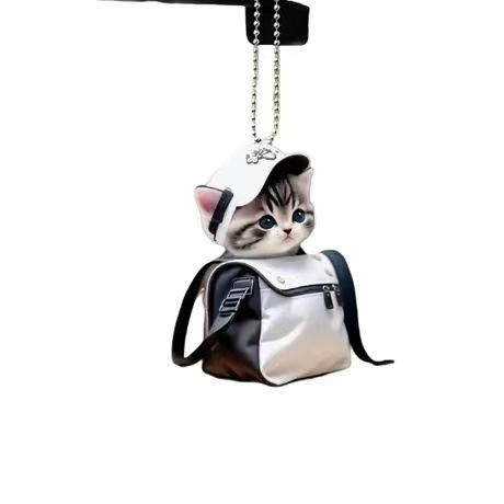 Nuevos colgantes de decoración acrílica 2D para gatos y perros perfectos para accesorios de automóviles y decoraciones de árboles de Navidad image 5