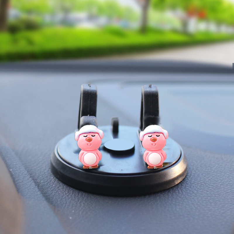 Nuevos adornos de coche de resina Beaver Hill Adornos de la pantalla de navegación de la consola central del coche de dibujos animados Adornos de la cabeza
