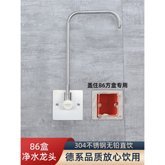 净水器水龙头水墙上客厅餐边墙壁管线机龙头86面板盒专用厨房净水