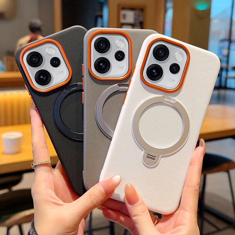 Suitable for Opporeno15 Mobile Phone Case with 360-Degree Rotating Stand, Opporeno15Pro International Version Magnetic Hard Case Suitable for Opporeno15 Mobile Phone Case with 360-Degree Rotating Stand, Opporeno15Pro International Version Magnetic Hard Case