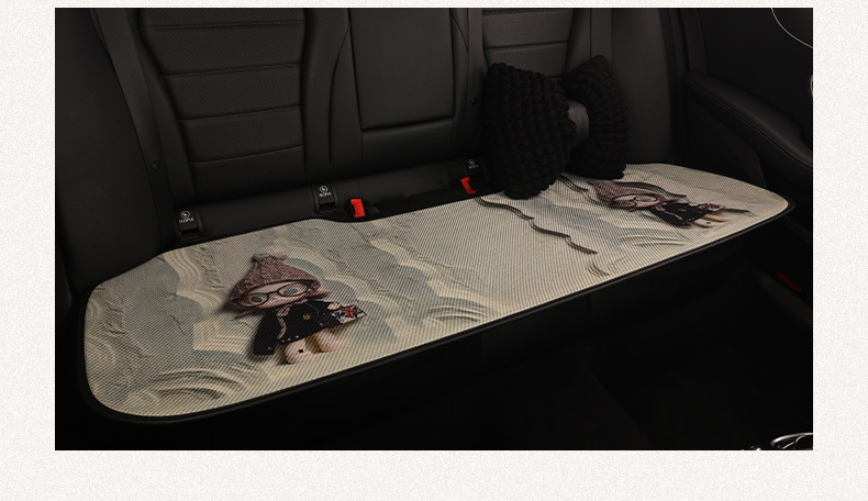 Car Seat Cushion for All Seasons, Cute Seat Cushion, Summer Car Cushion, Seat Cover Half-Pack, 2026 New Model Rear Seat Cover for Women