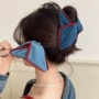 三角盘发撞色新款鲨鱼夹