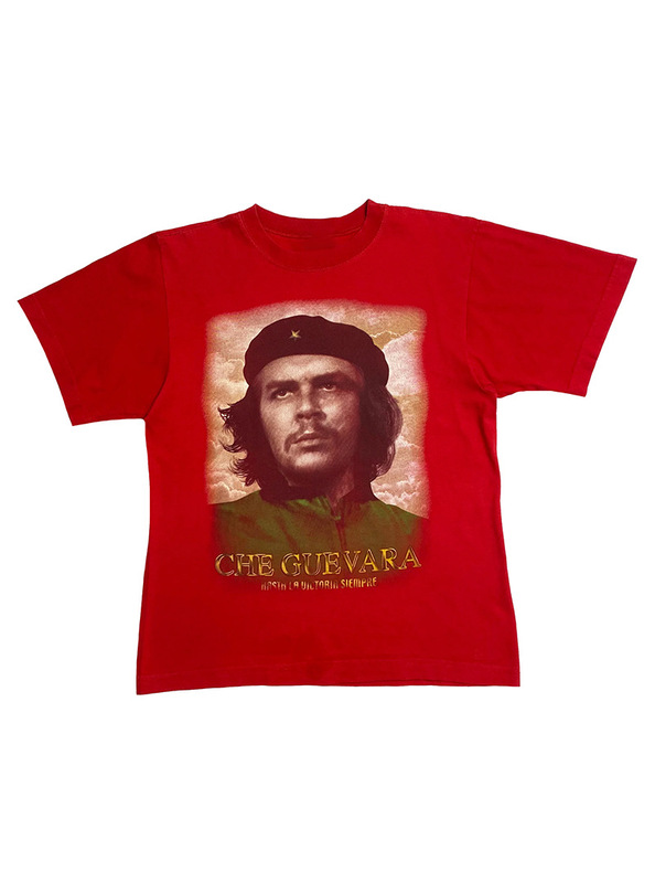 2025 Summer New Che Guevara American Vintage Loose Red Short-Sleeved Men's T-Shirt