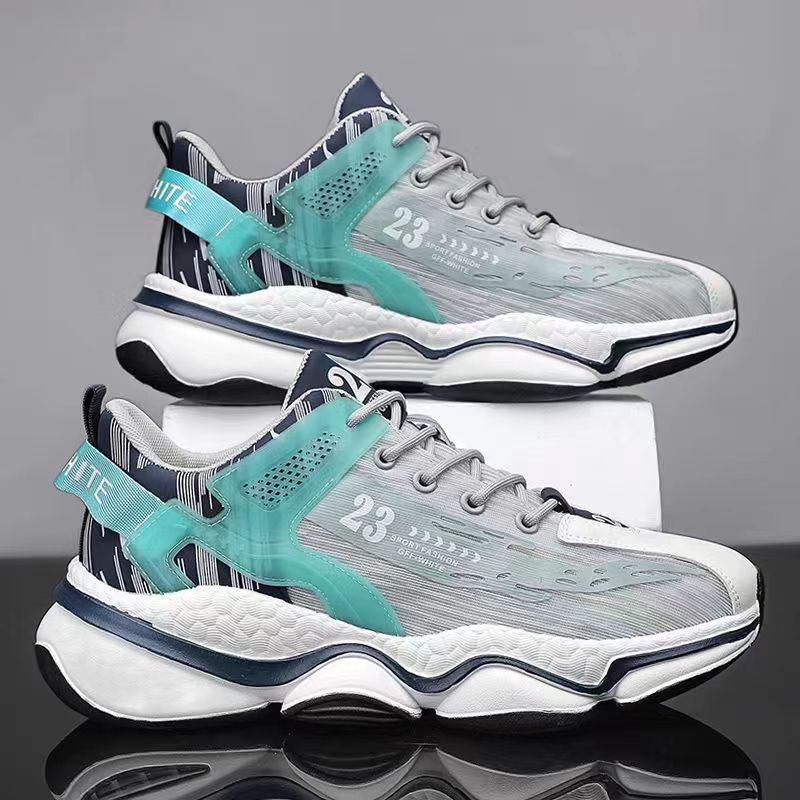 Man Basketball Shoes Walking Shoes Tennis Shoes Sneakers Fabric Canvas Cushioned Footwear_voghion.com