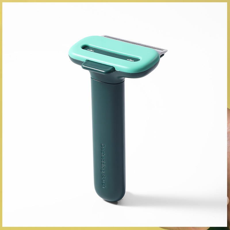 Pet peine de depilación automática peine de la lámina de arco peine de eliminación de pelo de gato y perro peine de eliminación de pelo de mascotas peine de eliminación de pelo de Amazon peine