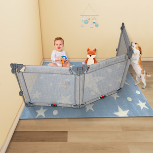Staircase child protection door fence pet fence protective fence retractable door fence foldable sheet fence fence