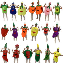 六一儿童节水果服蔬菜幼儿园表演服装