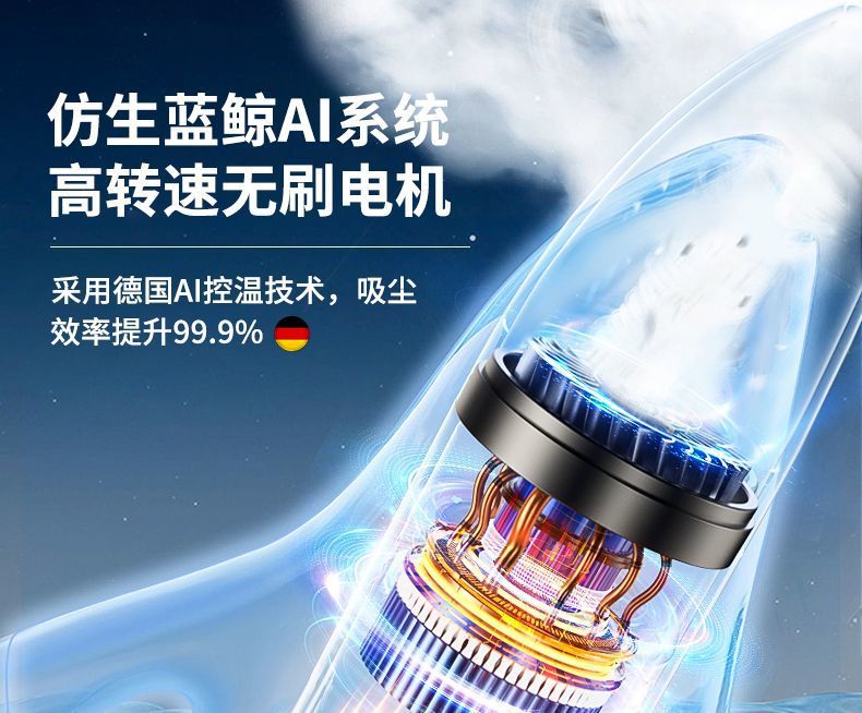 L5U Car Vacuum Cleaner Wireless High Power Large Suction Car Household Small Mini Powerful Handheld Charging