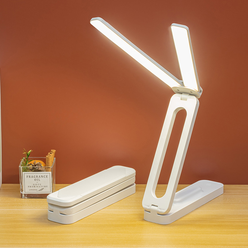 工場直販 超強力多機能折りたたみ式デスクランプ 学習用 目に優しい 学生用 ポータブルデスク読書灯 ナイトライト