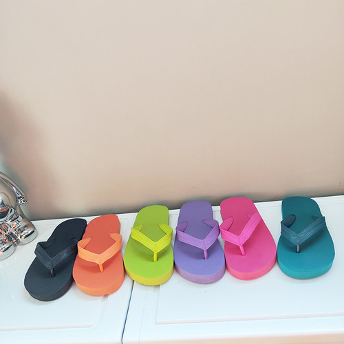  Summer Non-Slip Flat Slip-On Slides for Kids - Girls' and Boys' Beach Sandals with Herringbone Design - Beach Vacation Shoes