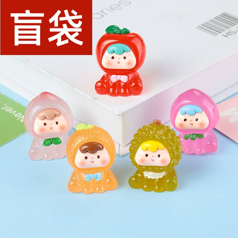 Популярная resin мини светящаяся черепаха на ленте Доуин, трёхмерные украшения орнаменты светящиеся черепашки и подарочные наборы в слепую коробку