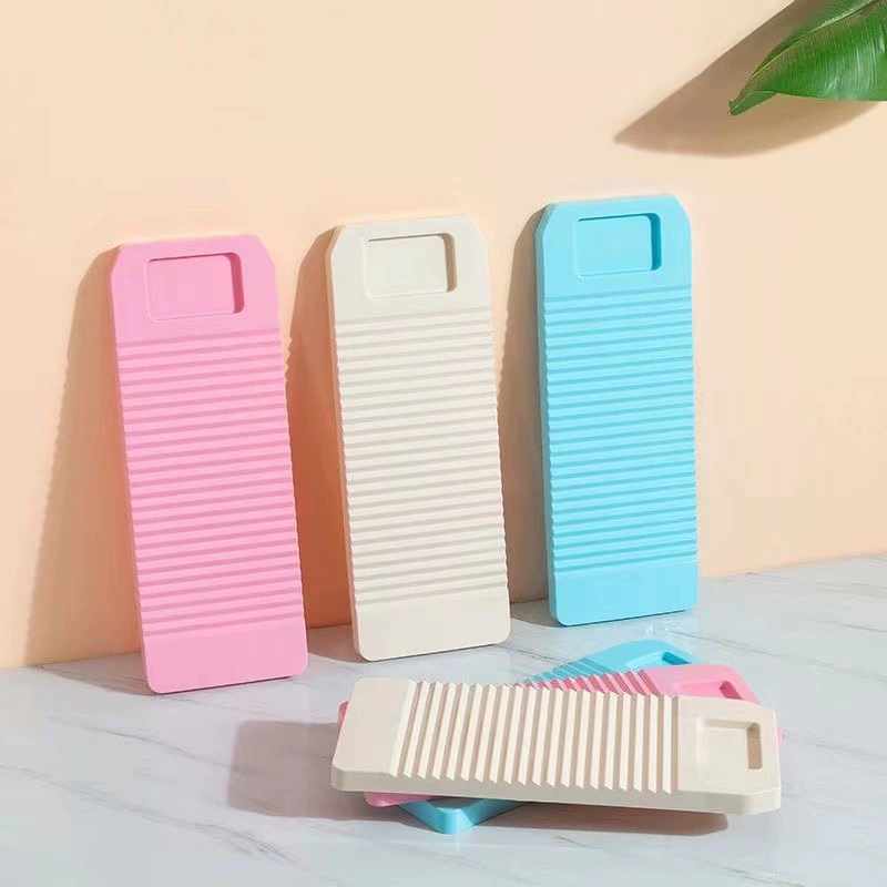 Пластиковая гладильная доска для домашнего использования с мыльницей, нескользящая, утолщенная, для мытья белья, подарок для парня, прочная и долговечная.