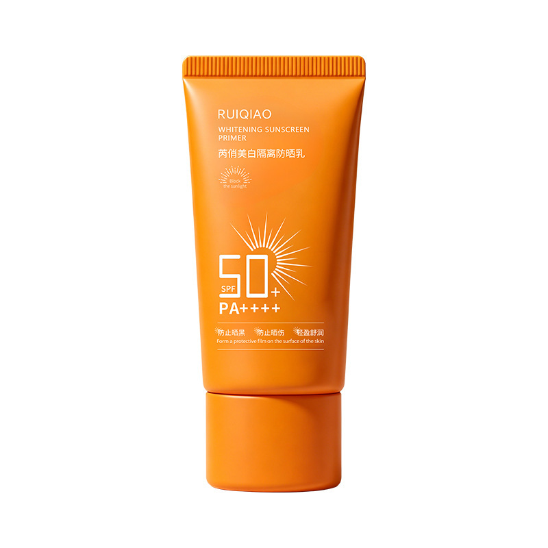 RuiQiao Xiaoyi White Blocker SPF50 + PA++++ Refrescante, impermeable, antitransor, protector solar image 6