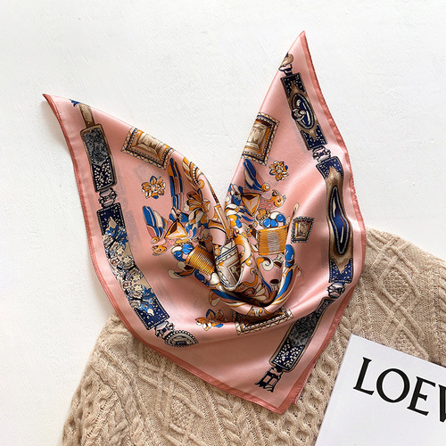 New mulberry silk fashionable decorative silk scarf for women spring, summer and autumn silk professional square scarf