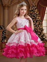 I 42402 Girl's Lace Wedding Dress Ůͯ�鼆 �W���羳���R�d��