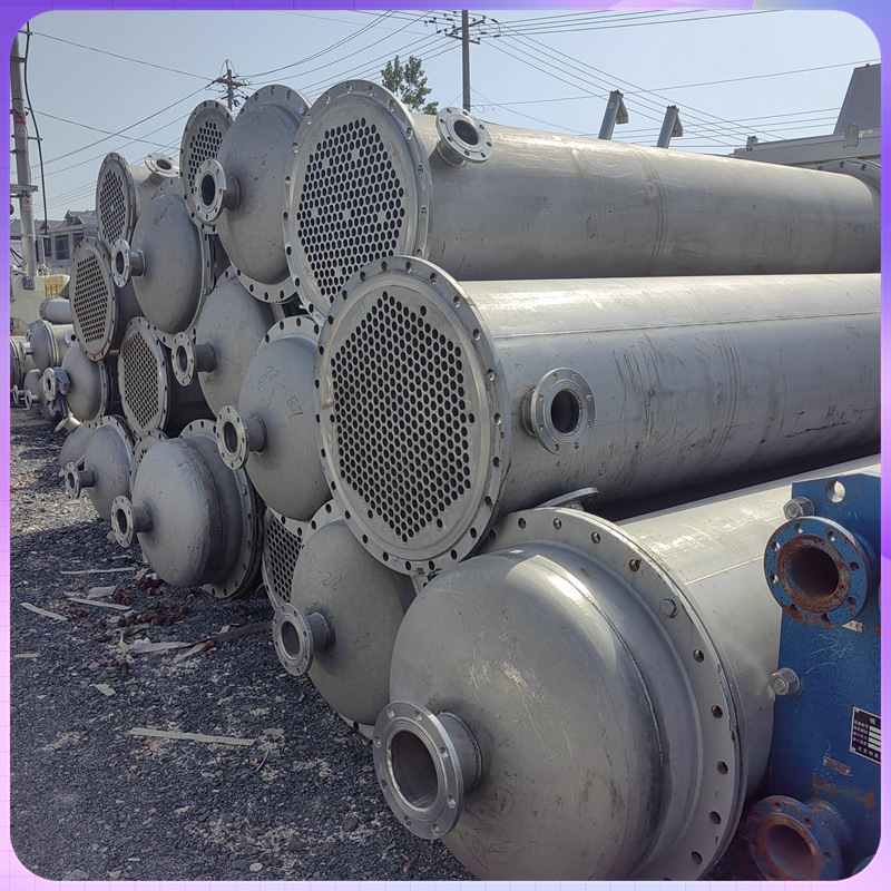 二手10-50立方列管式冷凝器 工业冷却设备 9成新