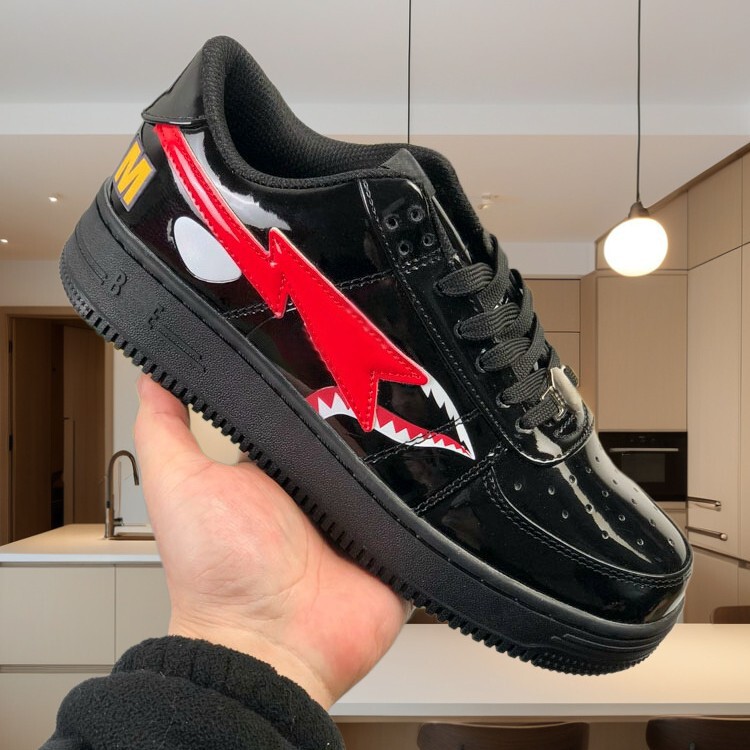 Foreign Trade Bape Ape Head Low-Top Fashion Casual Shoes Trendy Sports Retro Fashion Versatile Sports Sneakers for Men and Women Foreign Trade Bape Ape Head Low-Top Fashion Casual Shoes Trendy Sports Retro Fashion Versatile Sports Sneakers for Men and Women