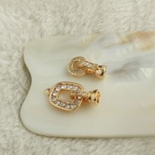 14k����ɫ�ʯ�A���B�ӿ� diy�ֹ��Ʒ��� ���������β�朿�