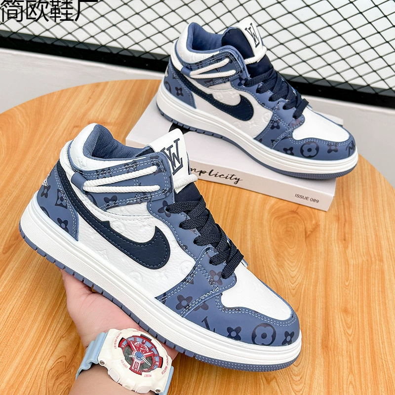 Air Jordan 1, модные кроссовки для мужчин и женщин, универсальная обувь для отдыха