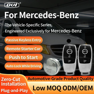 Modified One-Touch Start System Suitable for Vito, Aces, Ml, Gla, Glk, Cls, and Other Modified Vehicles with Keyless Entry (Car anti-theft device)