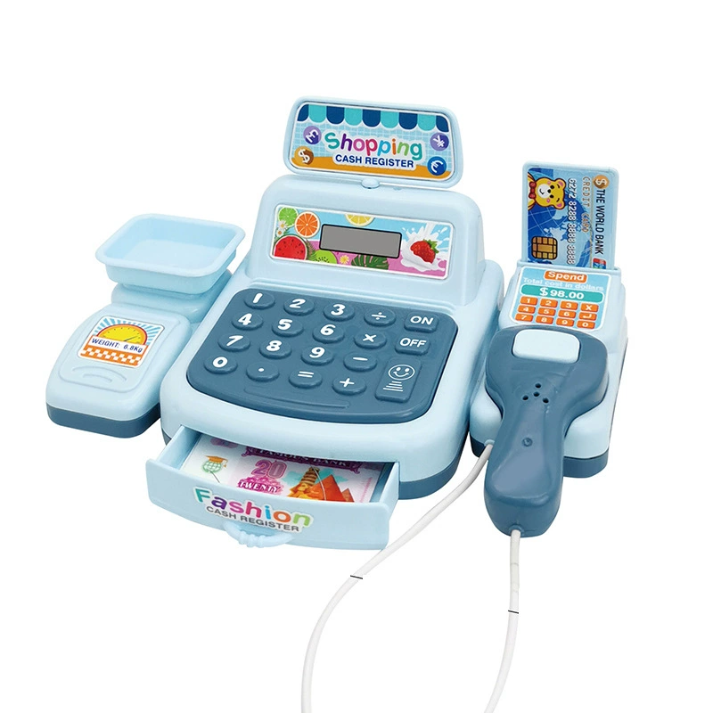 Детский игровой дом кассовый аппарат игрушка Моделирование супермаркет кассовый аппарат Костюм раннее образование просвещение развивающие игрушки