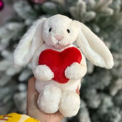 Jellycat恥ずかしがり屋ボニーウサギ愛ボニーウサギ金標砕花ぬいぐるみプレゼント人形人形人形人形安