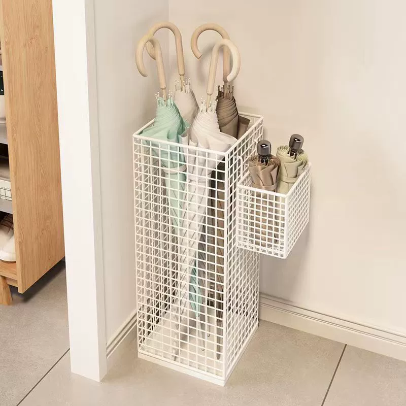 Umbrella, capacious storage system, drying rack with umbrella holder for commercial use for yoga