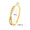 Cross Roman strap diamond gold