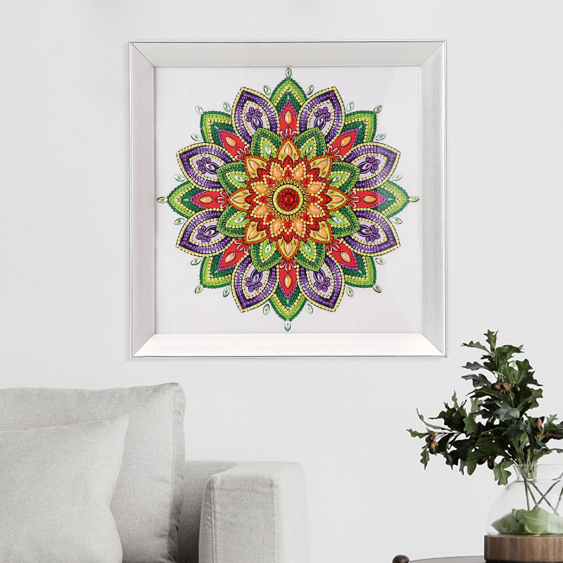 Ventas transfronterizas calientes nórdicas pinturas de diamantes 5D de forma extraña mariposa dibujos animados puntos de perforación fábrica venta directa pintura decorativa al por mayor