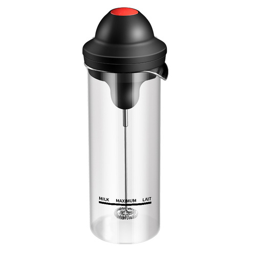 Electric stainless steel mixing head coffee milk frother electric glass milk kettle portable automatic electric milk frother