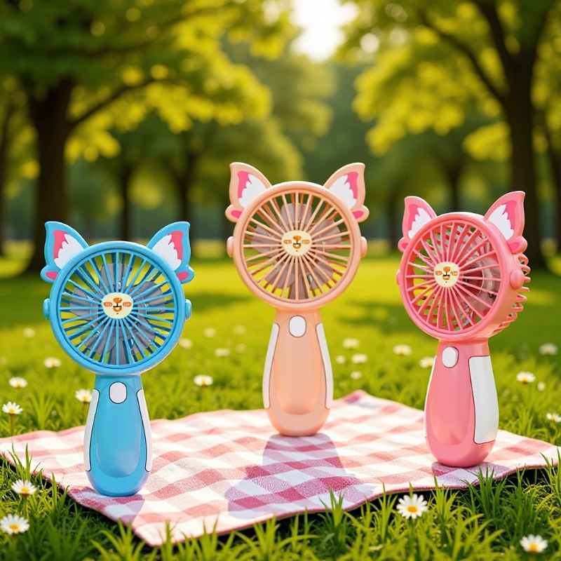 Wow New Mini Pocket Fan Handheld Fan Summer Home Portable Student Dormitory USB Rechargeable
