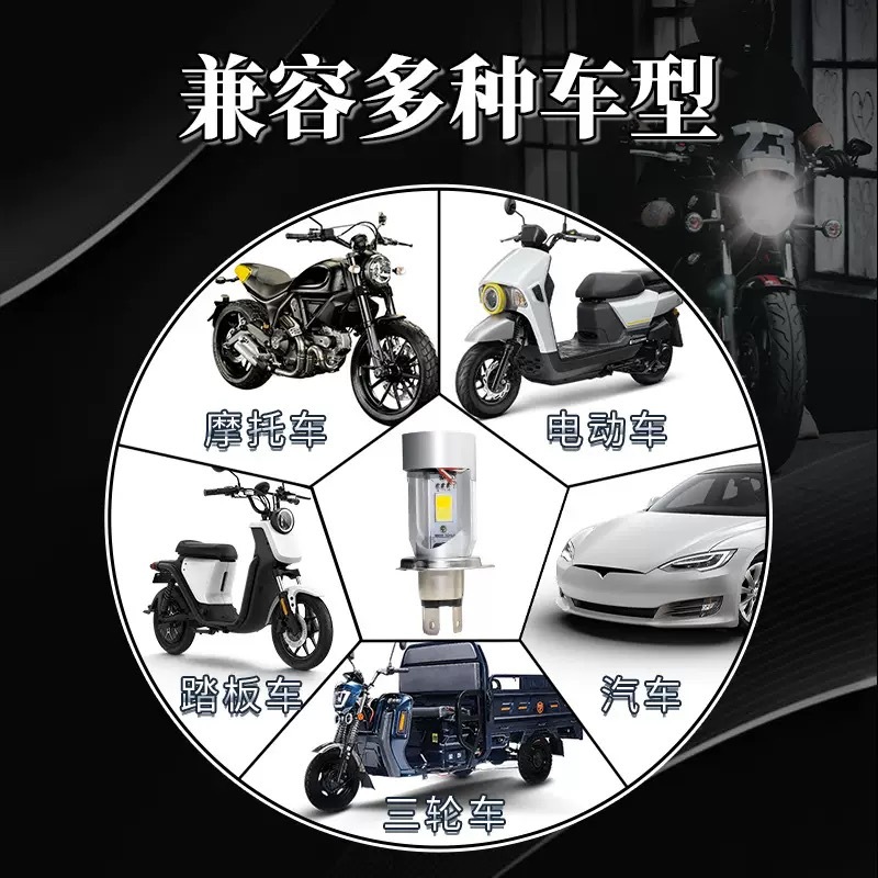 Cross-Border Dropshipping of Electric Vehicle Led Headlights, Electric Scooters, Motorcycles, Modified Ultra-Bright High and Low Beam Lights
