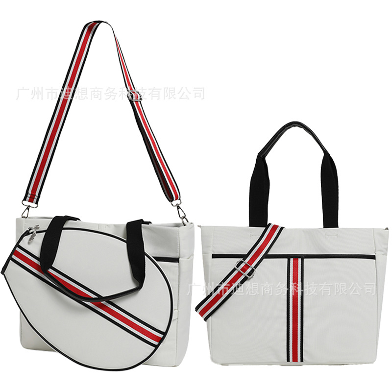 Nuevo bolso de raqueta de tenis de deportes al aire libre de bádminton impermeable de gran capacidad, almacenamiento de raqueta, mochila individual, bolso de mensajero portátil image 4