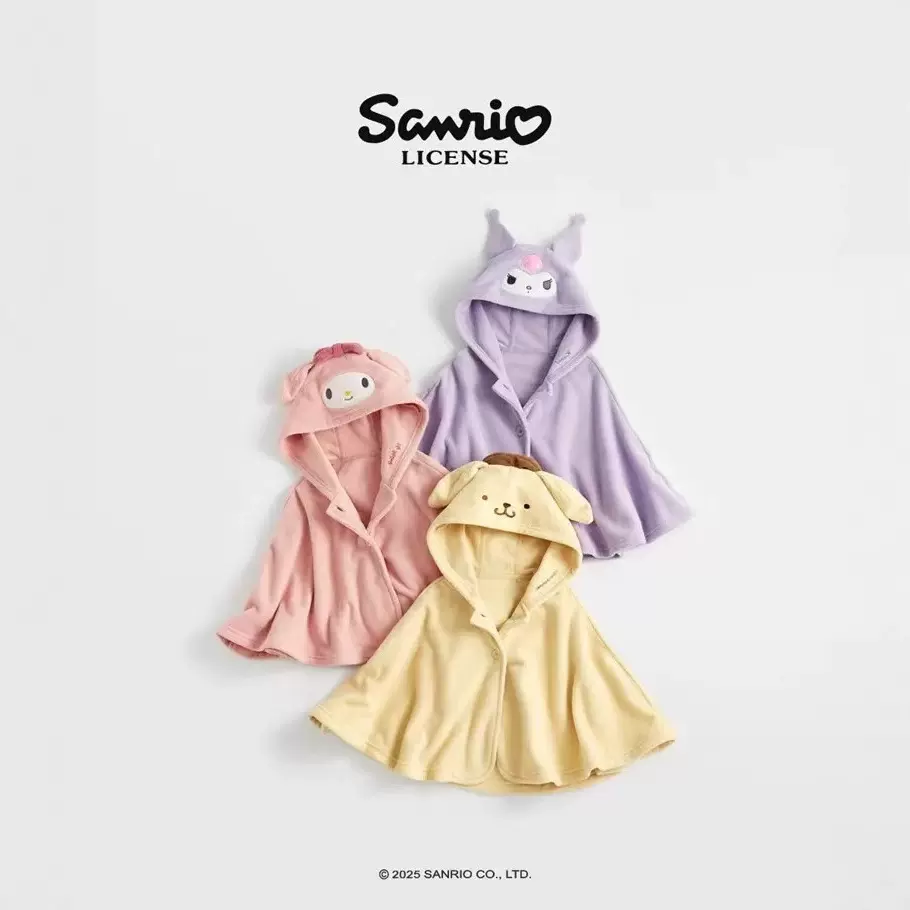 新款儿童春秋防风斗篷衣披肩外出女童