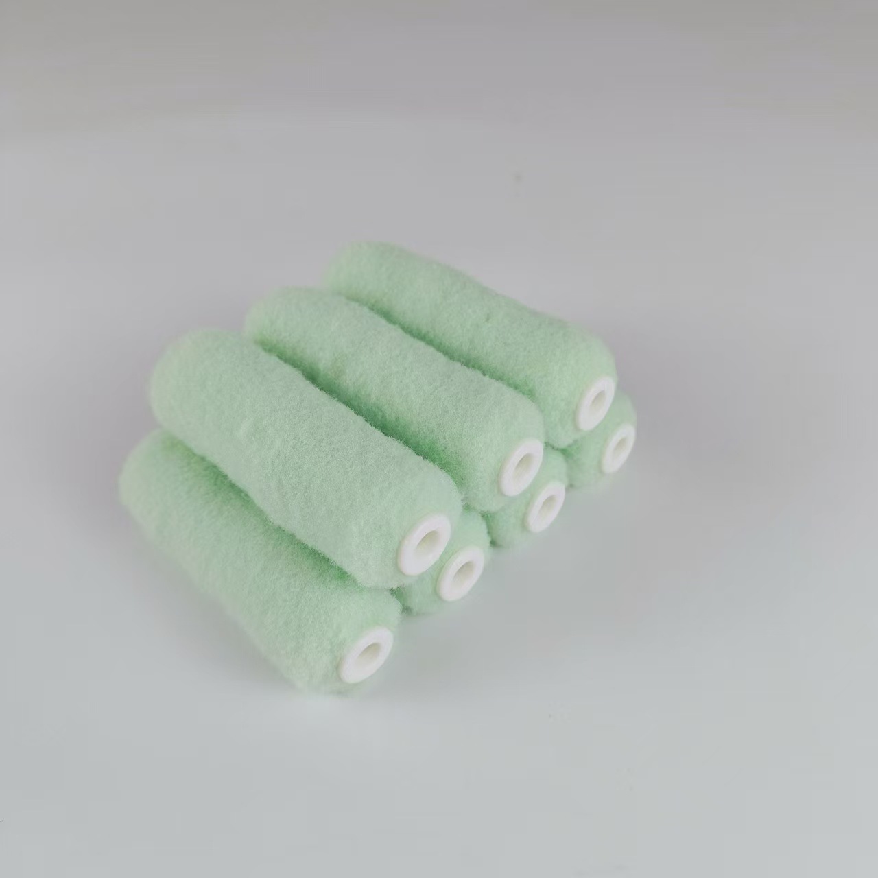 Rodillo de piel de oveja de 4 pulgadas, tamaño pequeño, para pintura de látex con brillo de cáscara de huevo y textura de piel de naranja, especialmente diseñado para rodillos.