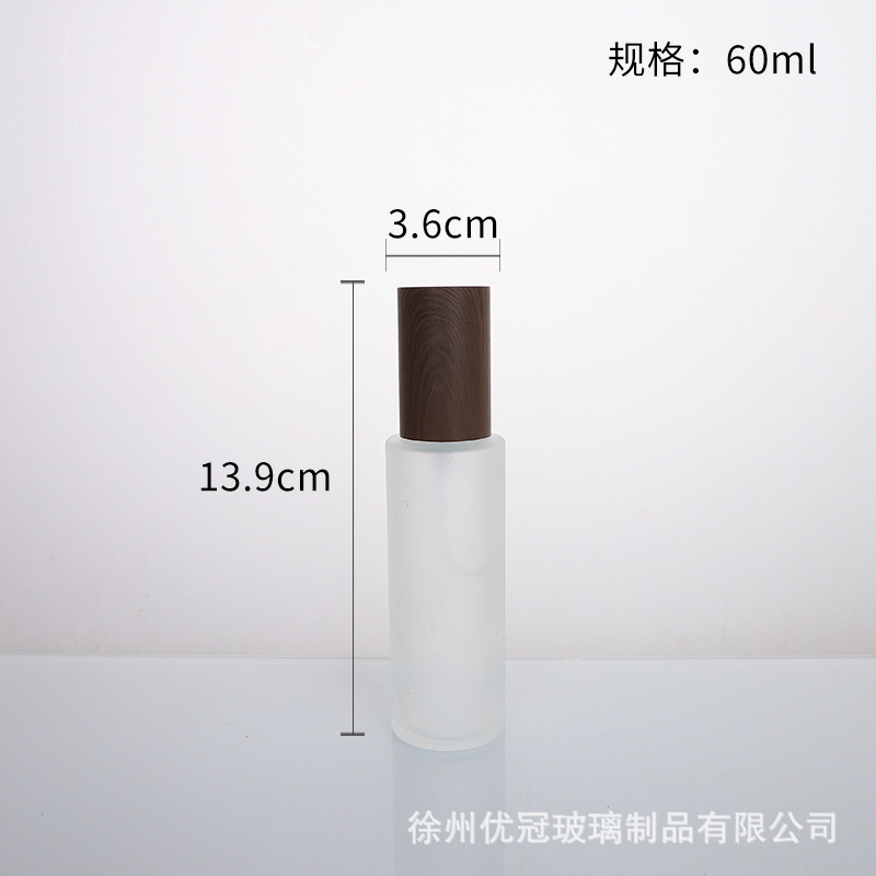 60ml; cabeza de pulverización; vidrio