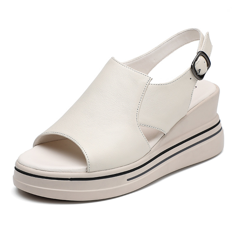 C4801 1420K GIÀY DÉP SANDAL NỮ RUITDT MÙA HÈ PHONG CÁCH TRẺ TRUNG ĐẾ XUỒNG ĐẾ CAO GIÀY DÉP NỮ DA BÒ G04 SẢN PHẨM MỚI