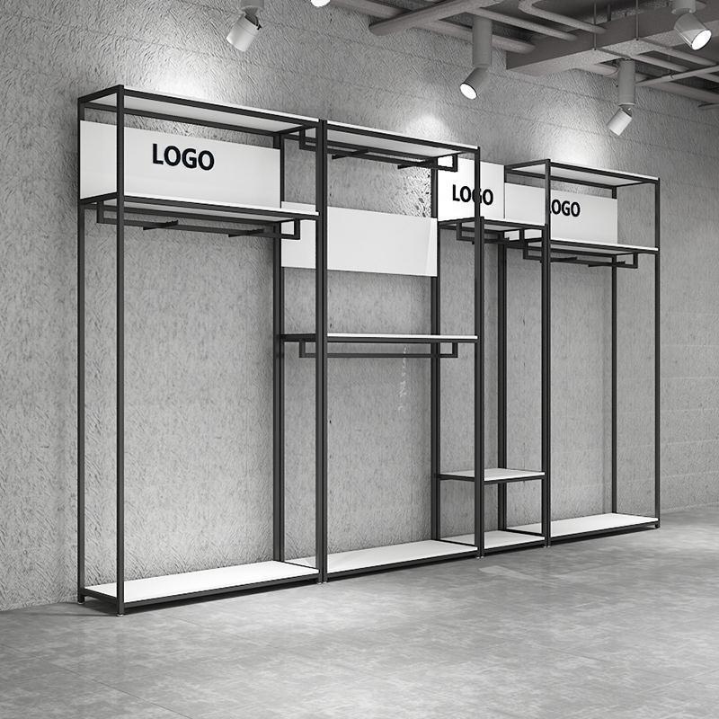Clothing store display rack display rack hanger model rack children's clothing store double men's and women's clothing hat shoe rack combination Clothing store display rack display rack hanger model rack children's clothing store double men's and women's clothing hat shoe rack combination
