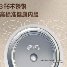 日本焖烧杯羹新款燕窝316不锈钢带碗2024真空银耳保温杯便携包邮