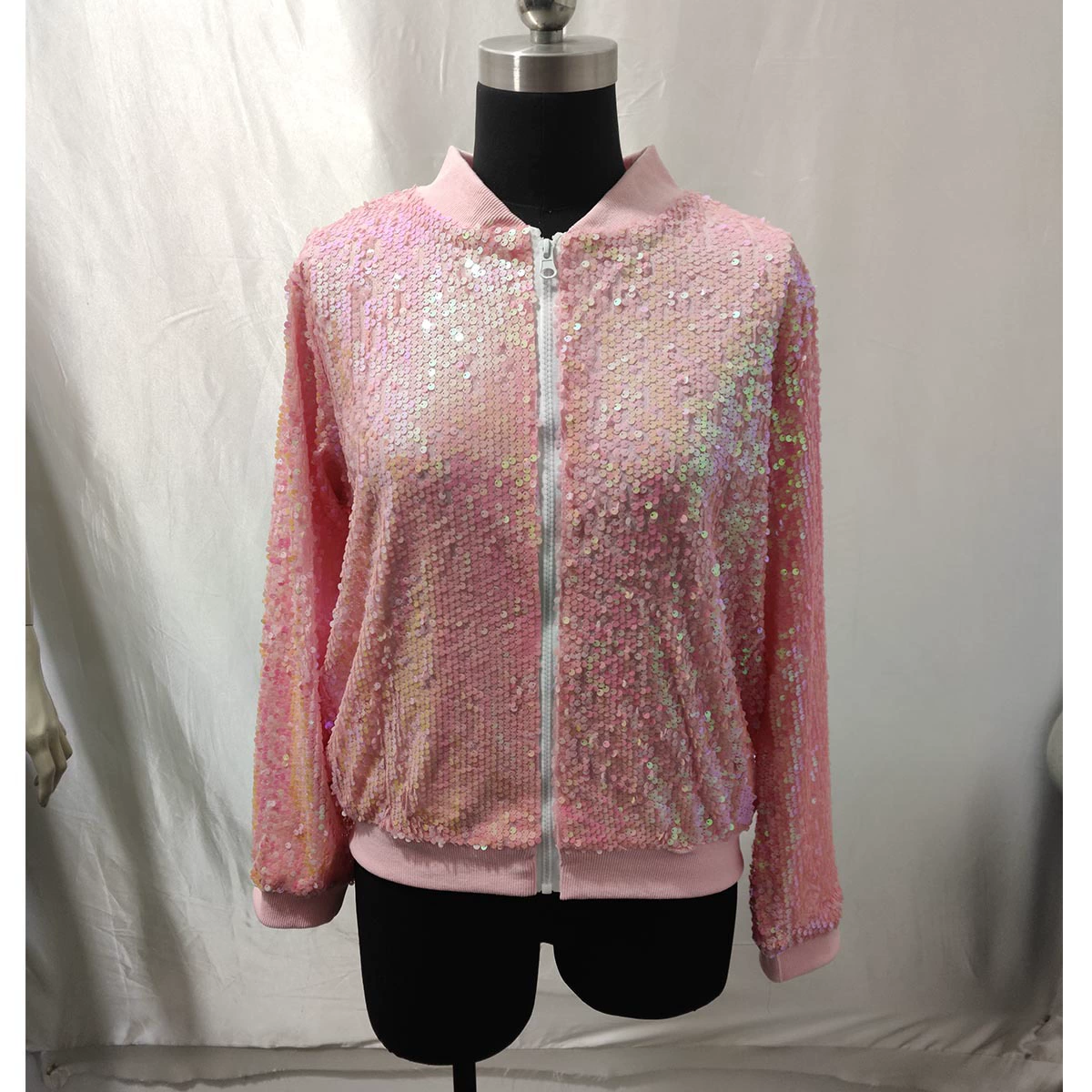 Новая детская куртка девушка европейский и американский стиль весна и осень хип-хоп костюм топ женский блеск вышитая куртка куртка прилив