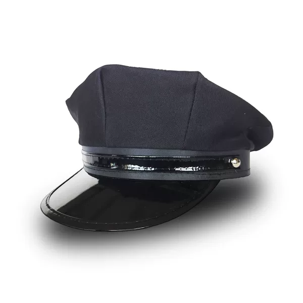 Police Officer's Big Brim Hat, Kidsren's Play House Police Hat, Uniform, Security Guard Duty Accessories, Performance Hat, Navy Hat for Men and Women