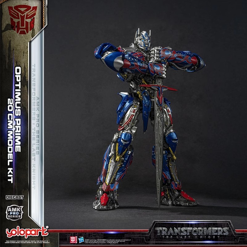 YOLOPARKAMK PRO 변압기 5 마지막 기사 OPTIMUS PRIME ASSEMBLY 수제 사전 조립 이동 가능